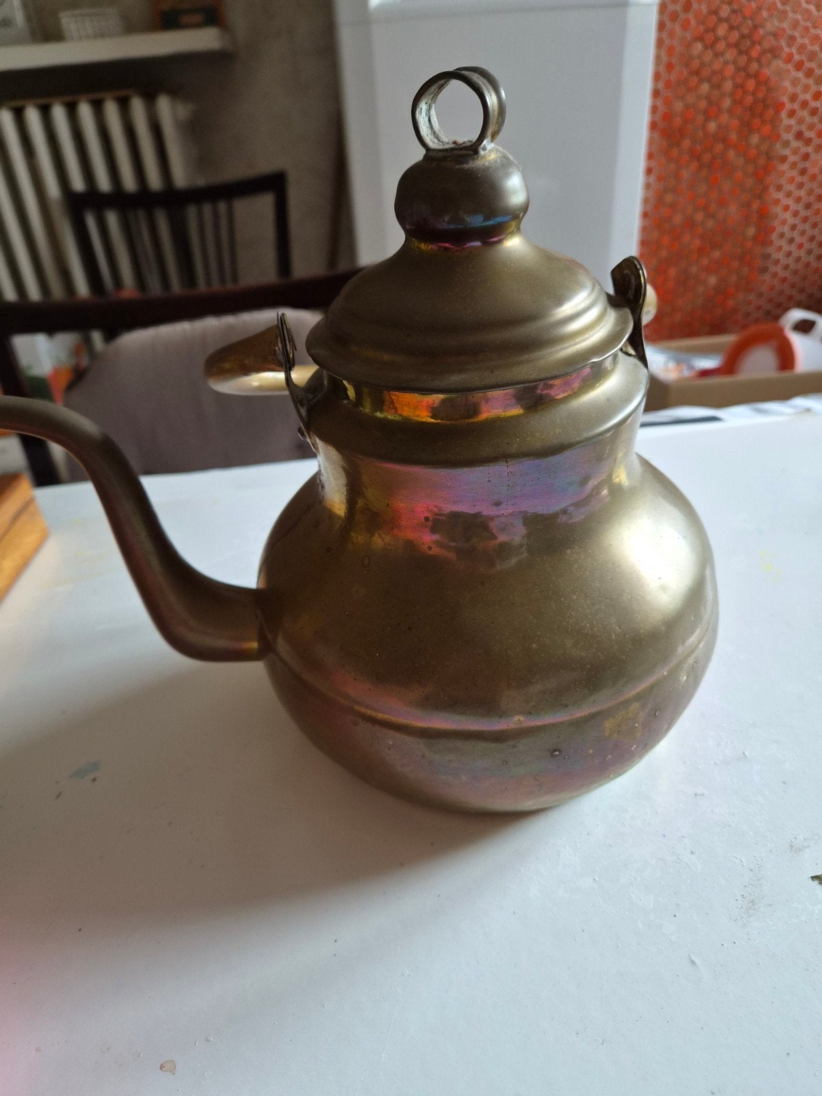 antieke koperen waterketel, Enlèvement ou Envoi