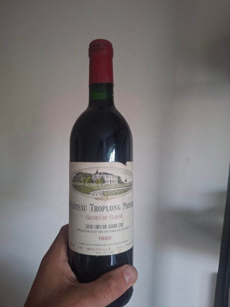 Saint émilion grand cru 1985, Verzamelen, Wijnen, Ophalen, Frankrijk, Zo goed als nieuw, Rode wijn