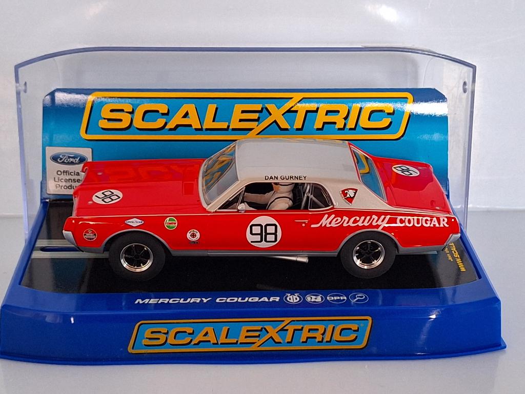 Scalextric Mercury Coucar 1967 Trans AM #98 Dn Gurney C3418, Overige merken, Racebaan, Nieuw, Ophalen of Verzenden