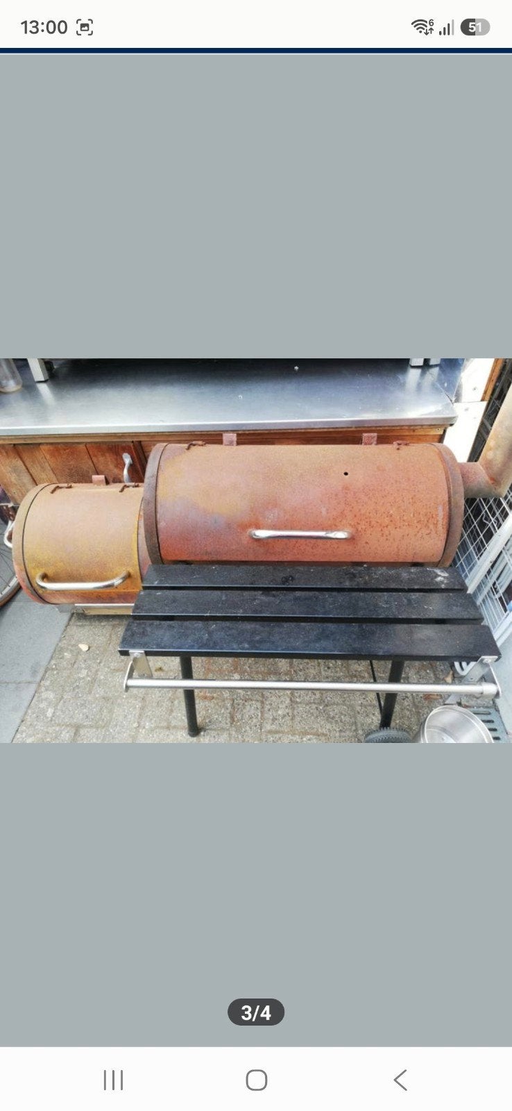 barbecue, BBQ , smoker, Tuin en Terras, Houtskoolbarbecues, Ophalen