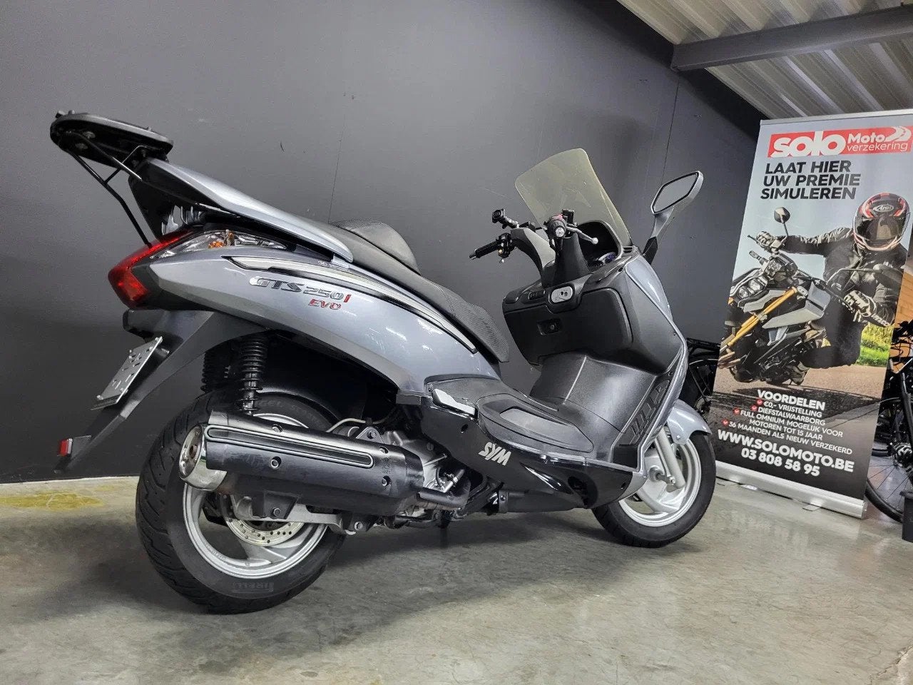 SYM GTS 250i (A2) (année de construction 2009), Motos, Scooter, Entreprise, 12 à 35 kW, Sym