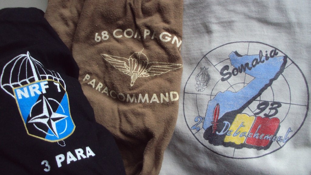 lot 3 T-shirts Para commando ABL, Verzamelen, Ophalen of Verzenden