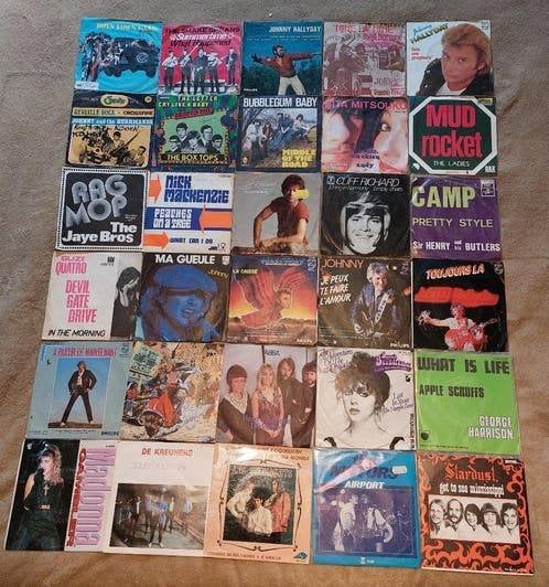 60 vinyles Rock, voir photos, CD & DVD, Enlèvement, Utilisé