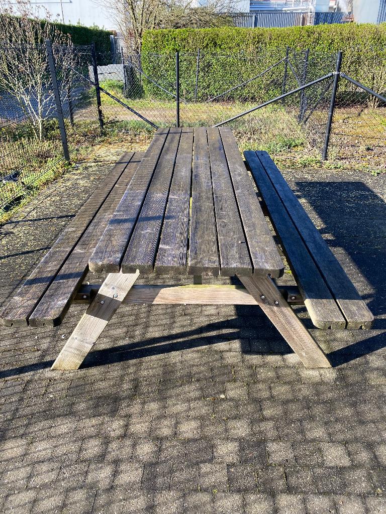 Picknickbank, Tuin en Terras, Ophalen, Gebruikt, Inklapbaar, Rechthoekig