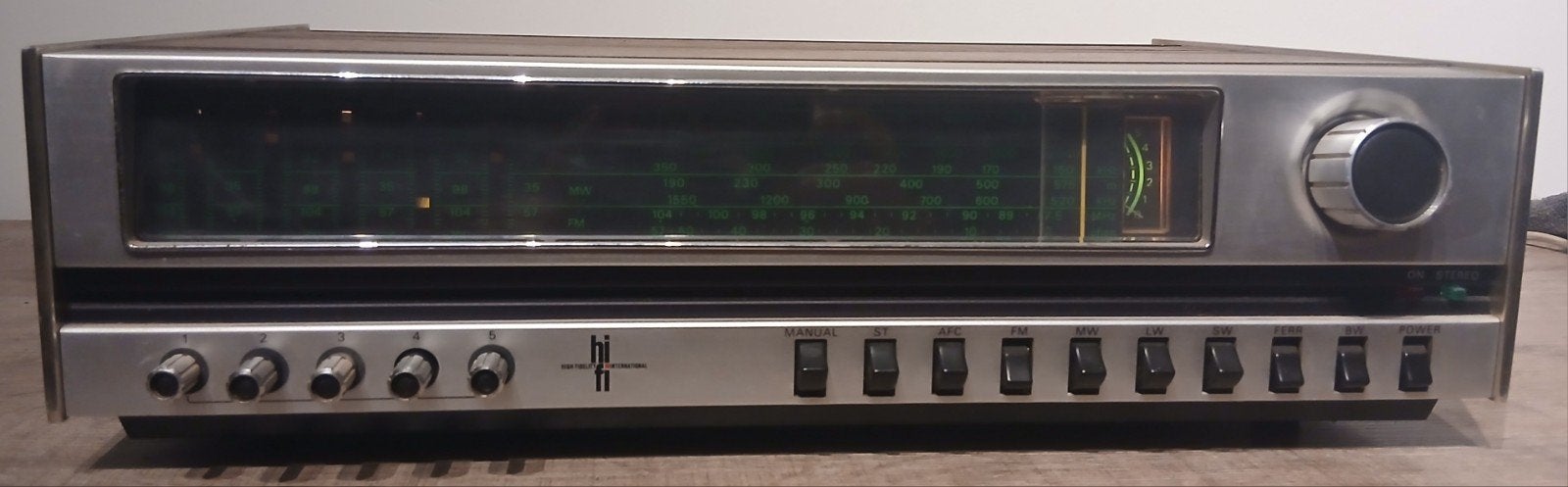 ​Vintage Philips 22RH621 Hifi Tuner (1972) – Voor onderdelen, Audio, Tv en Foto, Tuners, Ophalen