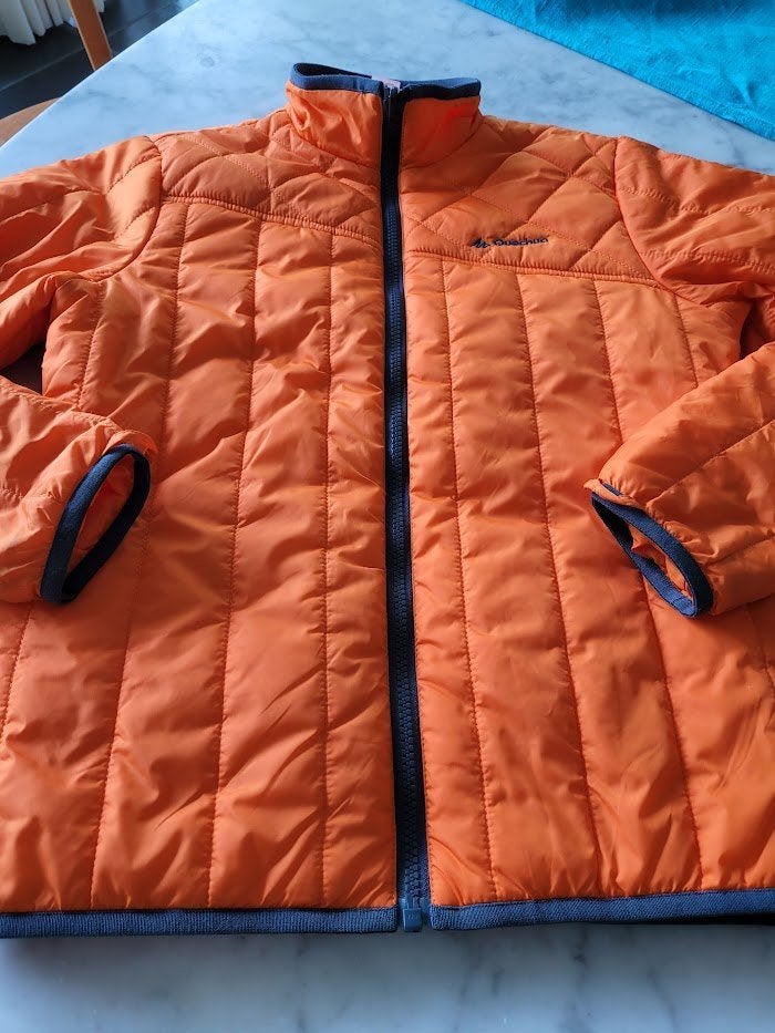 veste orange, Garçon ou Fille, Quechua, Enlèvement ou Envoi, Comme neuf