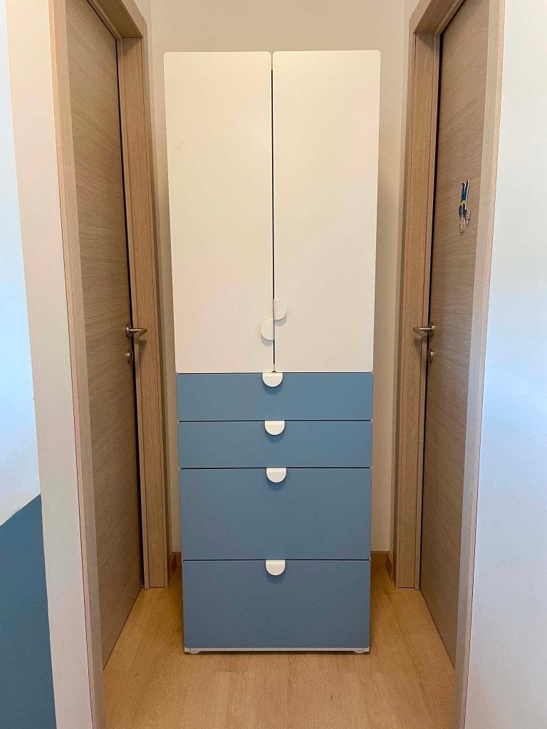 Penderie IKEA smastad/plasta, Ophalen, 50 tot 100 cm, Zo goed als nieuw, Met lade(s)