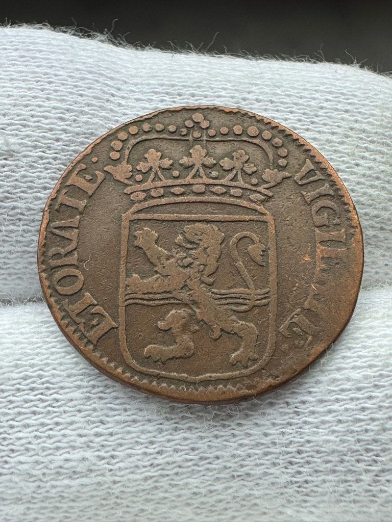 Overijssel - 1 duit 1741, Ophalen of Verzenden, Overige waardes, Losse munt