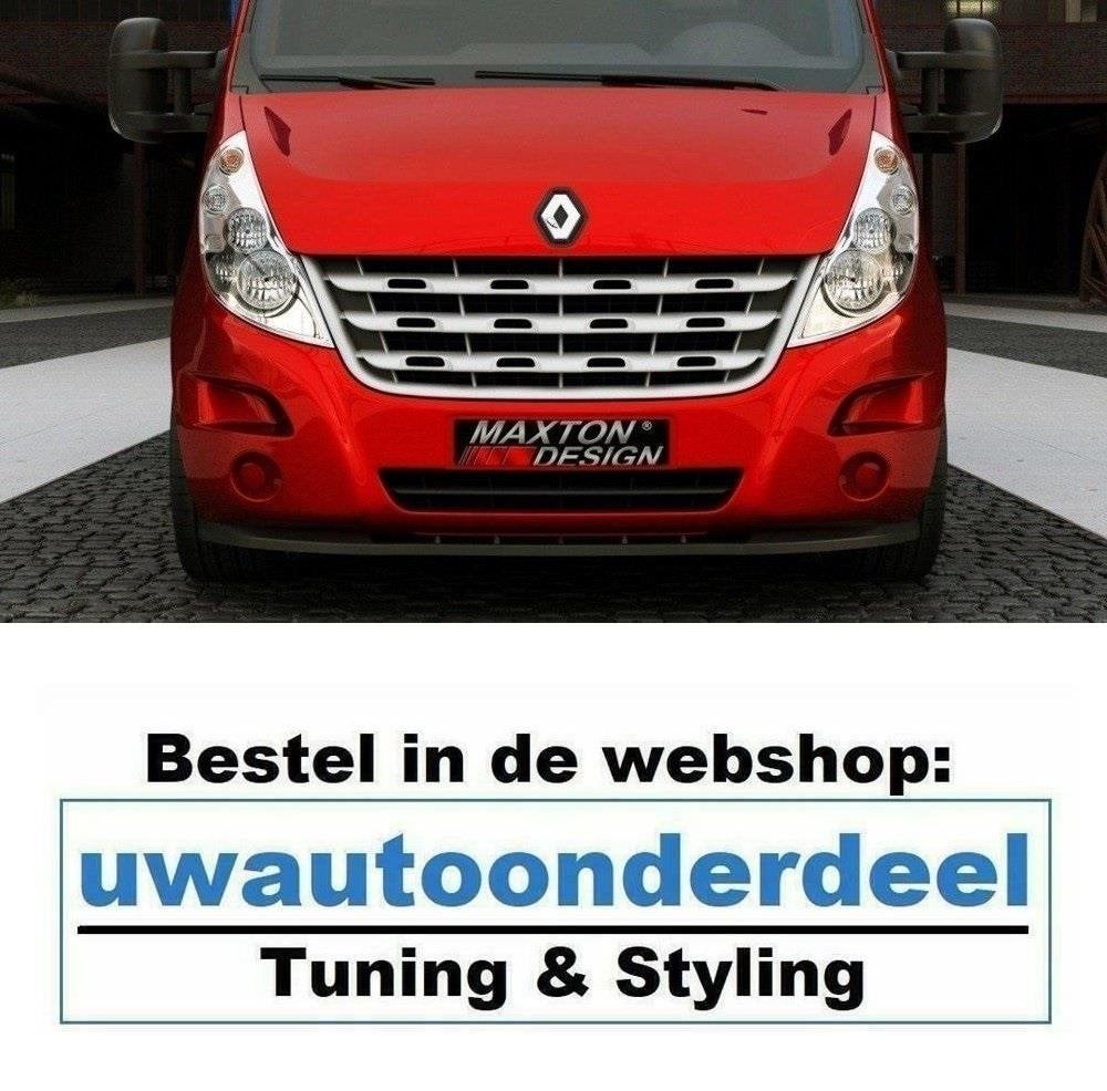 Spoiler Lip Voorspoiler Splitter Voor Renault Master, Verzenden