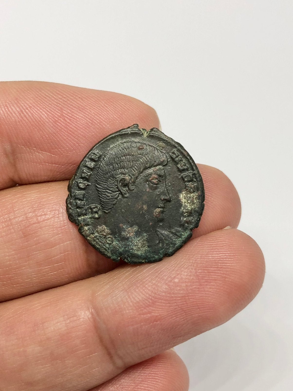Monnaie romaine, Magnentius, Follis, 350-353 AD, Enlèvement ou Envoi, Italie, Monnaie en vrac