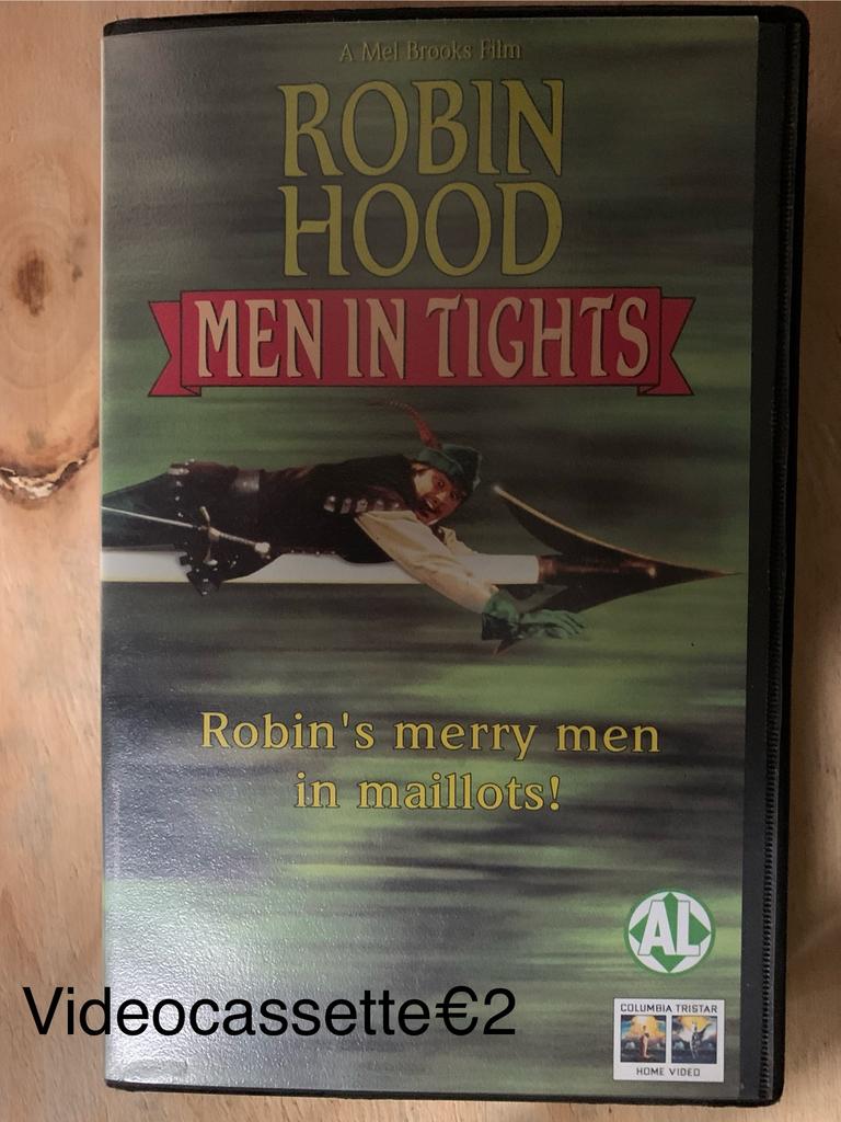 Robin Hood / Men in Thights ---- Videocassette, Ophalen, Zo goed als nieuw