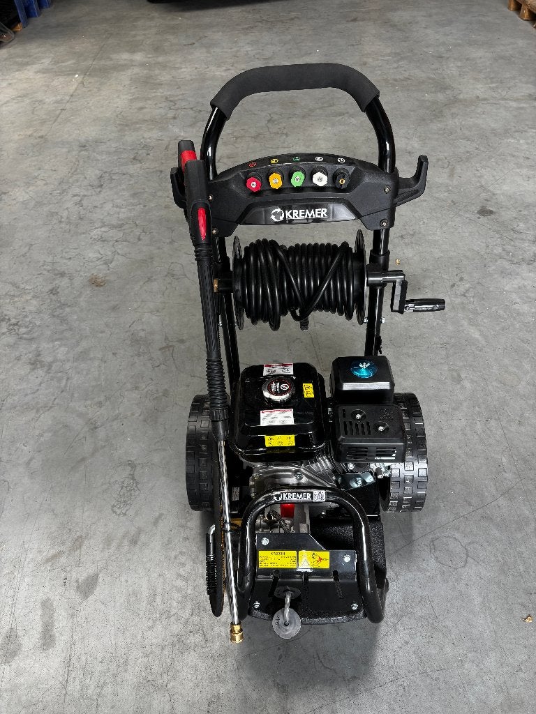 NIEUWE Benzine Hogedrukreiniger met krachtige 7 PK motor, Ophalen, Nieuw, Benzine, Kremer