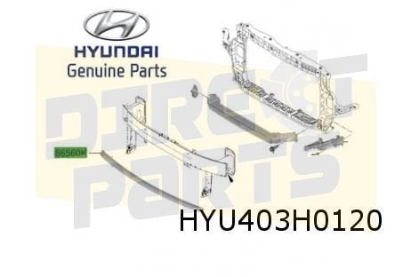 Hyundai i20 (11/20-) voorbumperversterking onder Origineel!, Neuf, -, Hyundai, -