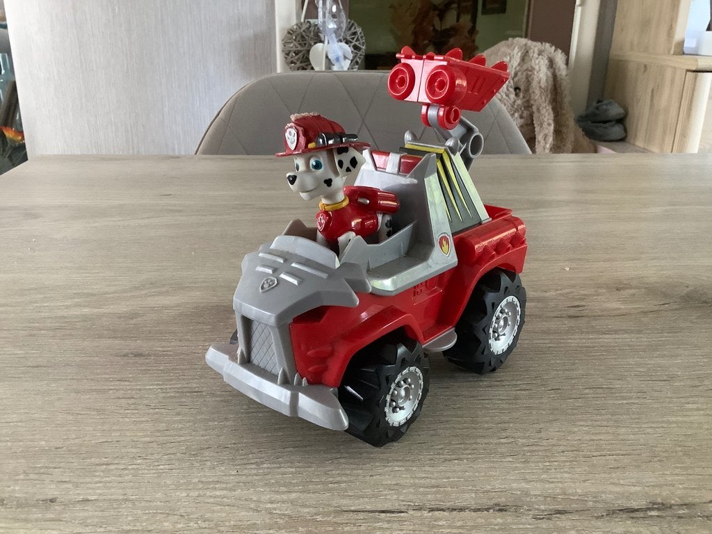 Véhicule Paw Patrol Dino Rescue Marshall (15 x 15 cm), Enfants & Bébés, Jouets | Figurines, Enlèvement ou Envoi, Comme neuf