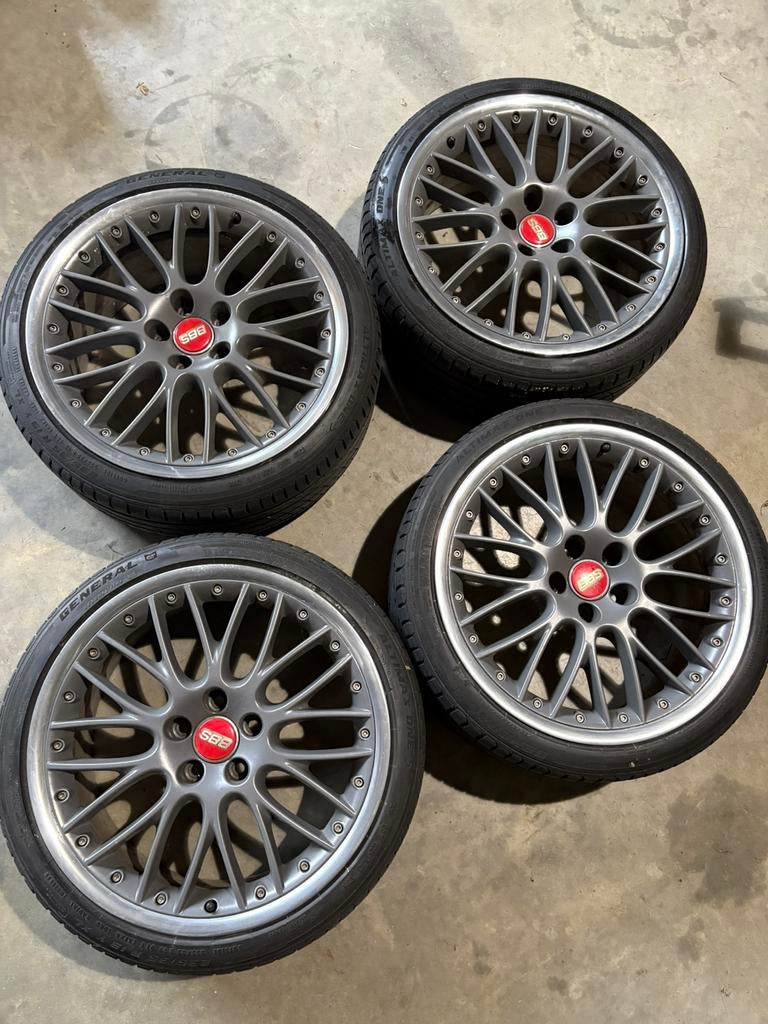 BBS Speedline 19” inch 5x112 - Audi Volkswagen, Enlèvement, 19 pouces, Pneus et Jantes