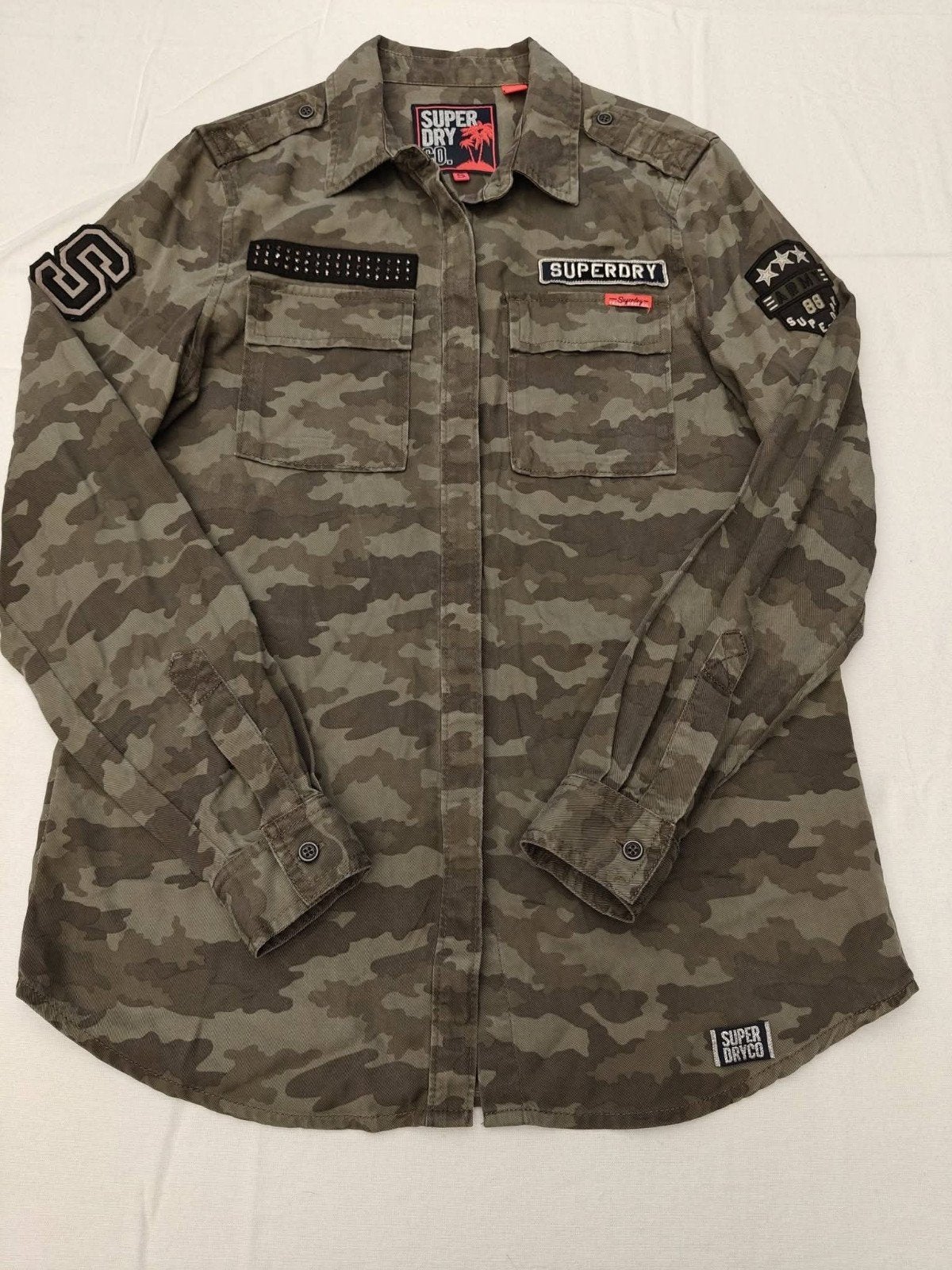 Chemise Superdry camouflage – Taille 38, Superdry, Enlèvement ou Envoi, Comme neuf, Taille 38/40 (M)