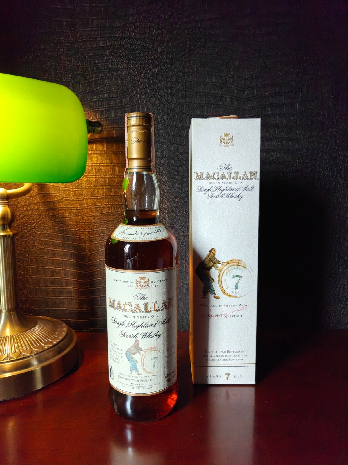 Macallan 7 ans — Sélection spéciale Armando Giovinetti, Collections, Enlèvement ou Envoi, Italie