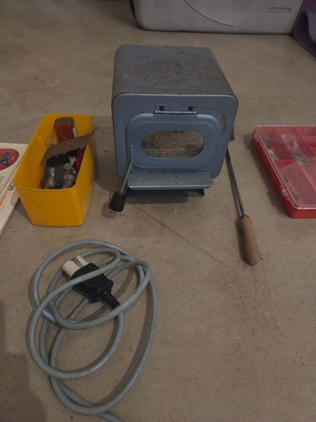Four électrique d’émaillage Viroux avec accessoires, Enlèvement, Métal, Électrique