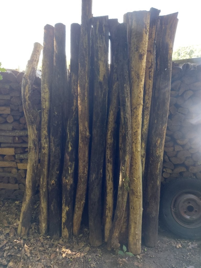 Wei palen, Ophalen, 180 tot 250 cm, Palen, Hardhout