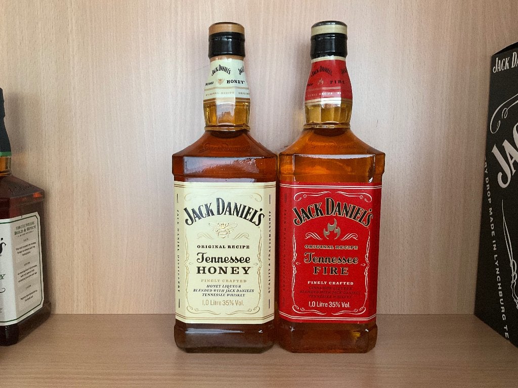 Jack Daniëls honey en fire 1L, Enlèvement, Neuf, Pleine