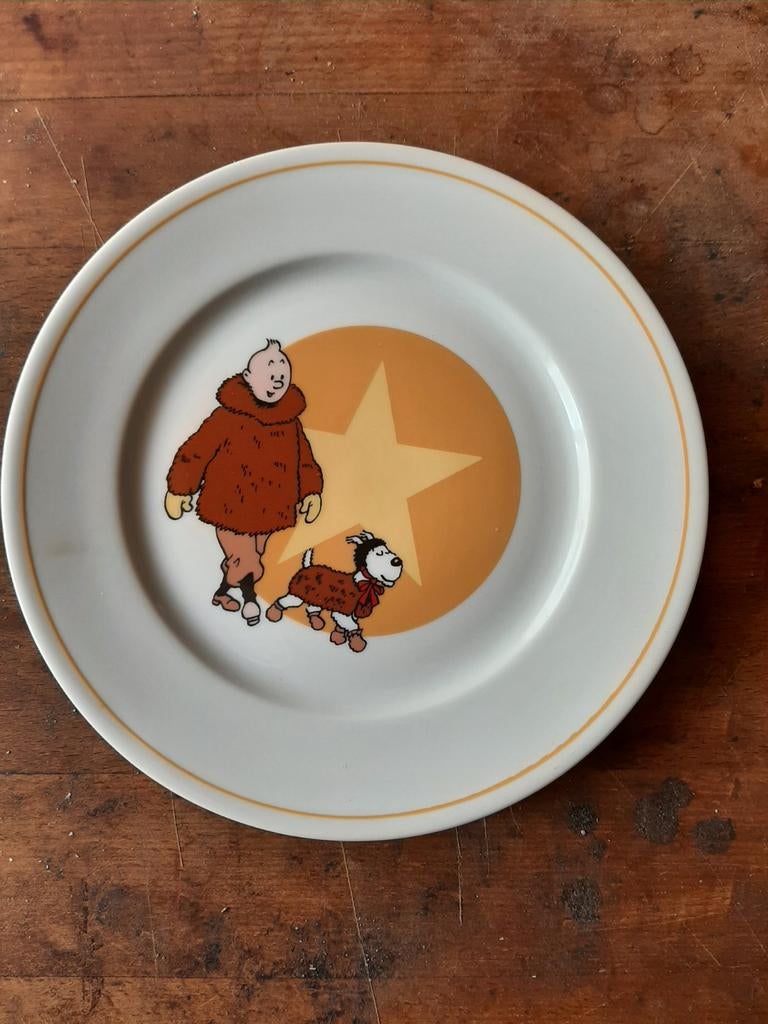 Kuifje bord porcelijn, Verzenden