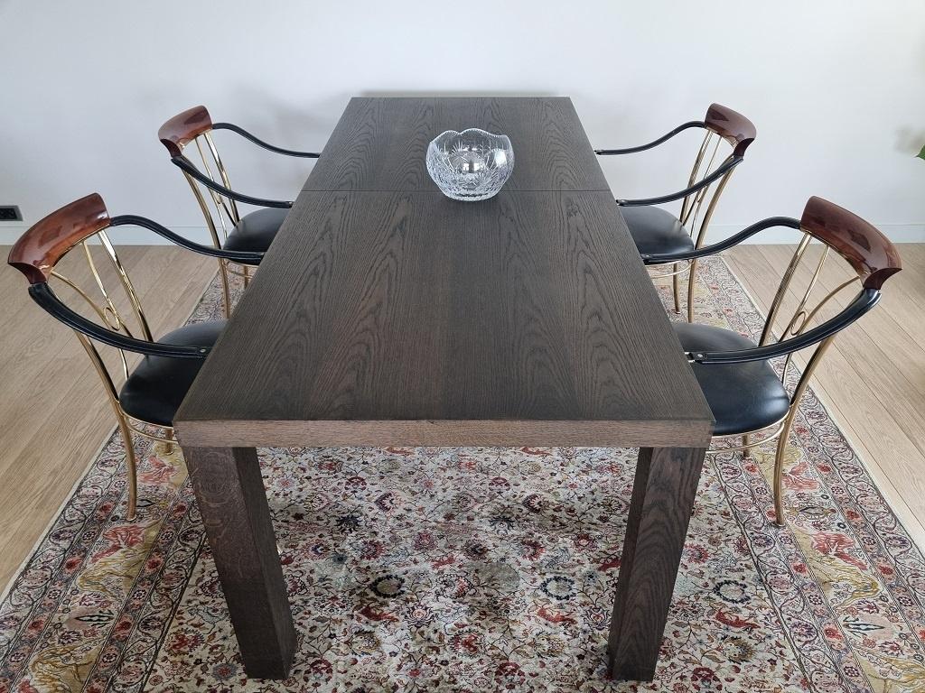 4 Eetkamerstoelen, Ophalen, Regency stijl, Zwart, Zo goed als nieuw