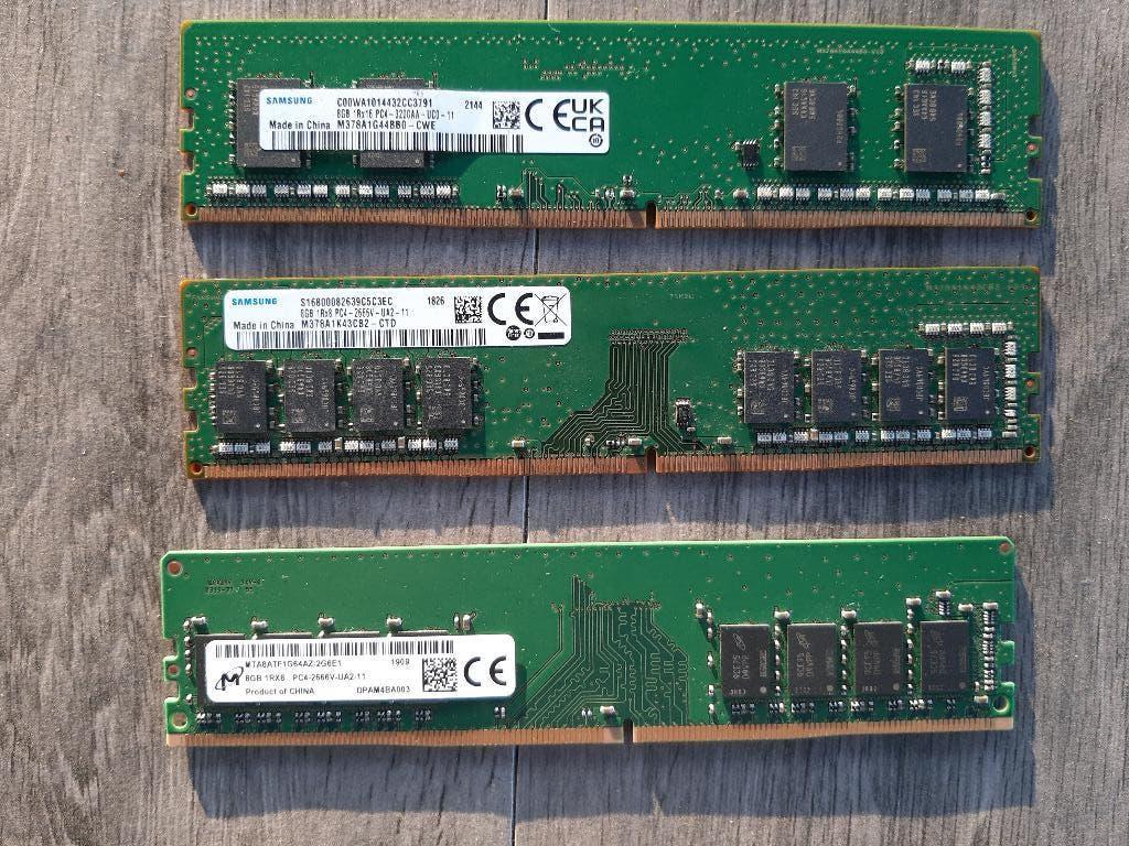 Memoire ram 8GB PC4 3200   2666   2666, Informatique & Logiciels, Enlèvement ou Envoi, 8 GB, Comme neuf, Desktop