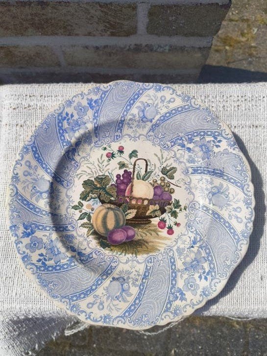 Set Wedgewood fruit basket borden 1839-1850 prijs/stk, Ophalen of Verzenden
