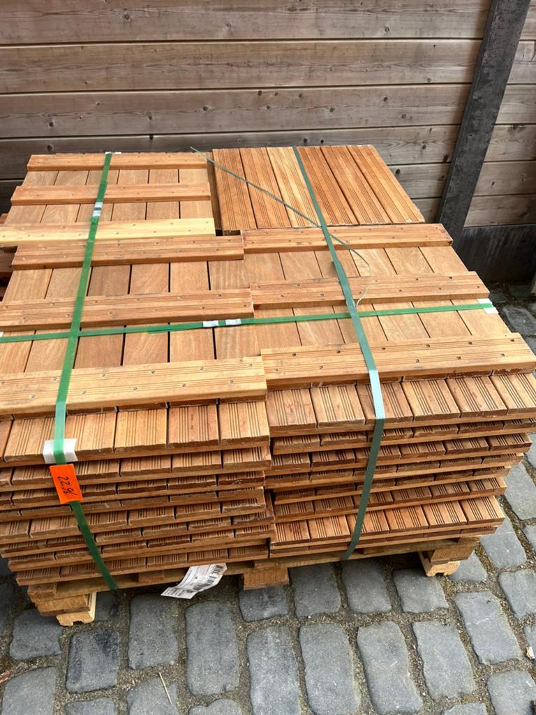 Bankirai terrastegels. Nieuw, Tuin en Terras, Ophalen, Zo goed als nieuw, Hardhout
