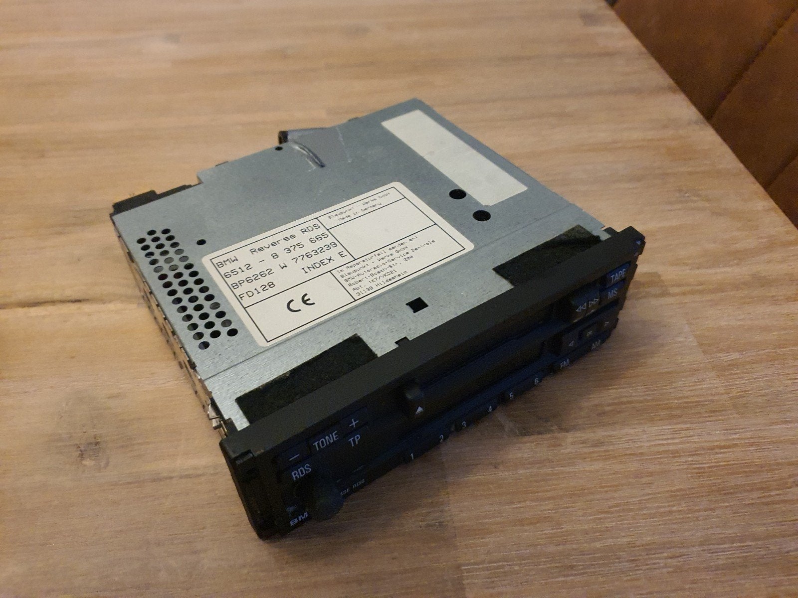 bmw Reverse RDS autoradio, Enlèvement