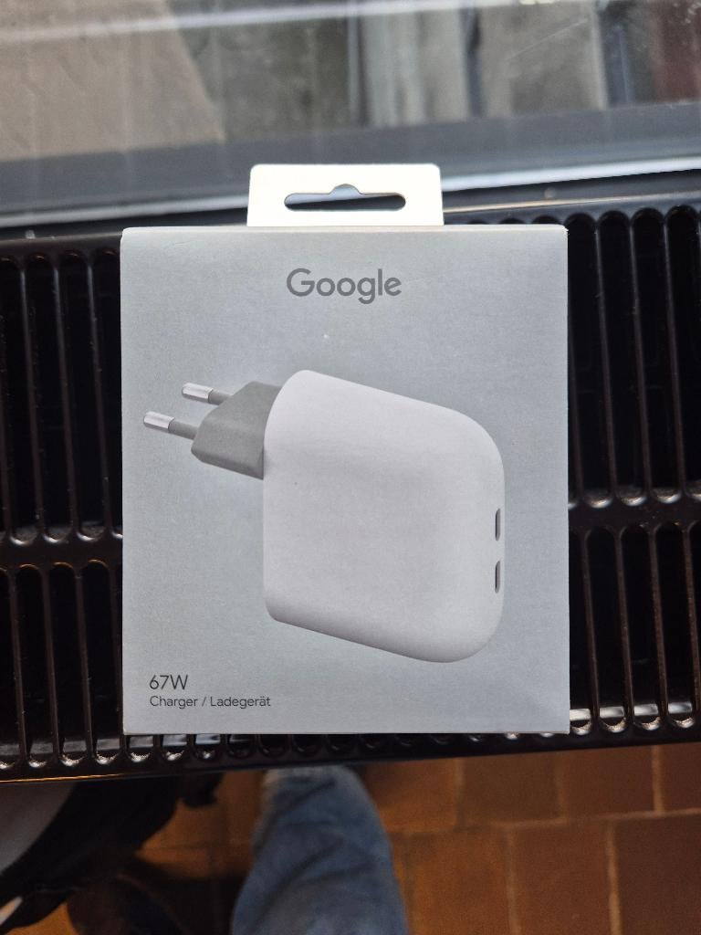 Google Pixel Flex Dual Port Charger - 67W - Nieuw in doos, Computers en Software, Laptop-opladers, Ophalen of Verzenden, Nieuw