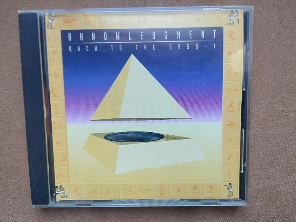 CD * AKNOWLEDGMENT - BACK TO THE BASS * 30 € * ZELDZAAM, Ophalen of Verzenden, Zo goed als nieuw
