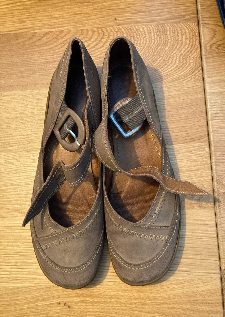 Sandales brune, Brun, Enlèvement, Porté, Sandales et Mûles
