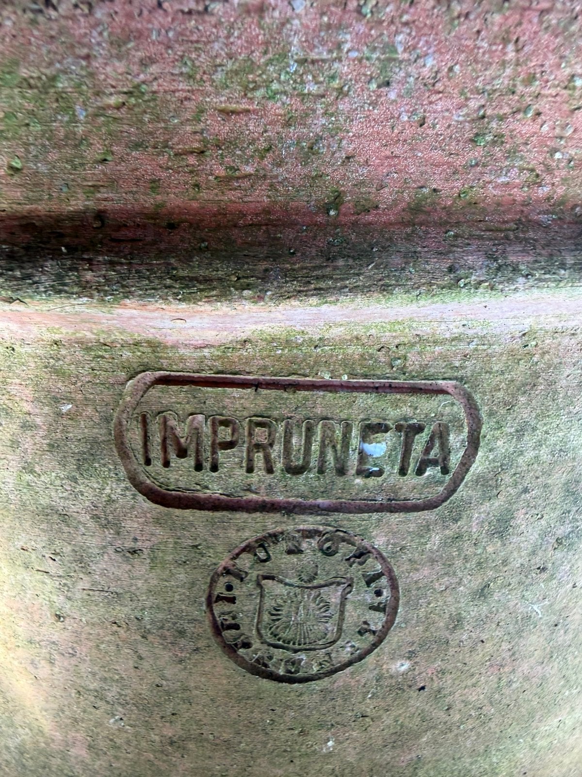 Italiaanse terracotta pot – Impruneta, Toscane, Antiek en Kunst, Ophalen