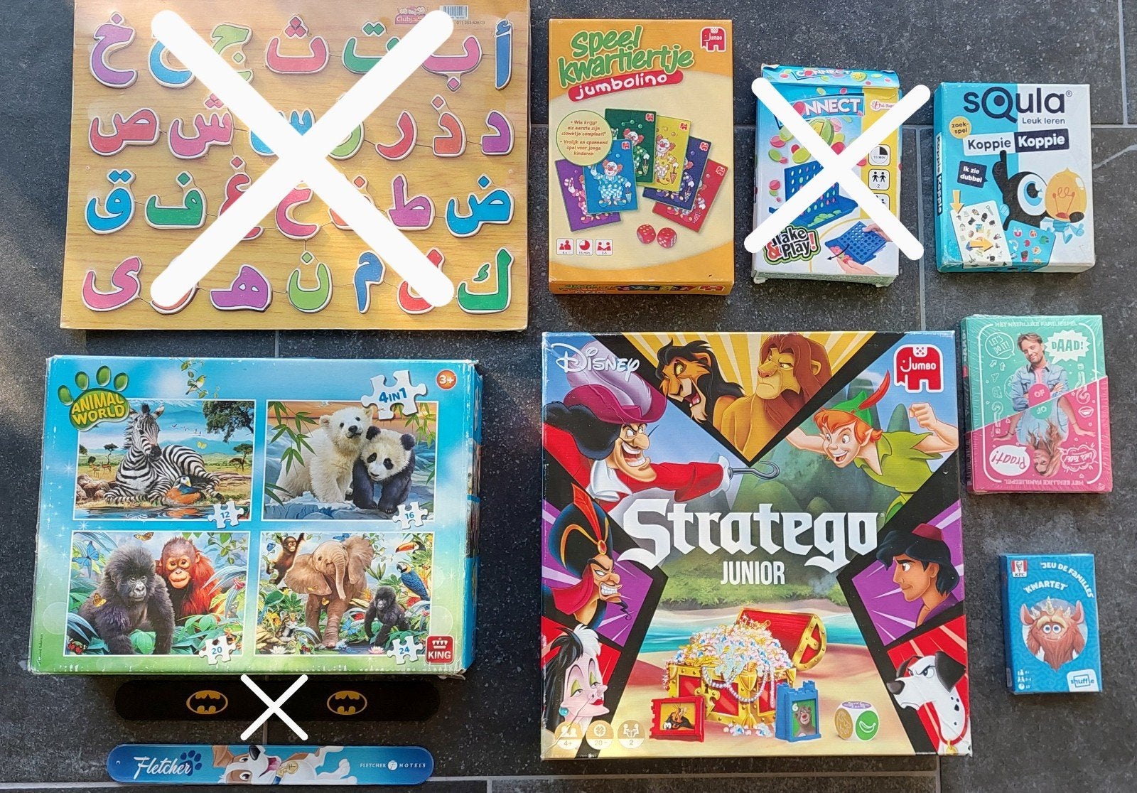 Disney Stratego Junior, LOL, Kwartet, Squla, Jumbo, Puzzels, Hobby en Vrije tijd, Gezelschapsspellen | Bordspellen, Verzenden