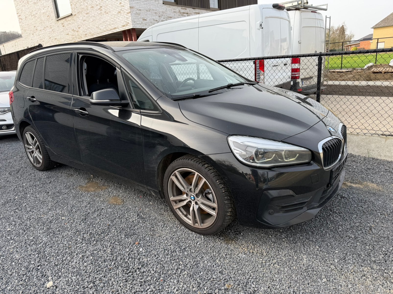 BMW 218 dA - Grand Tourer 136PK, Auto's, BMW, Automaat, Dealer onderhouden, Zwart, Diesel