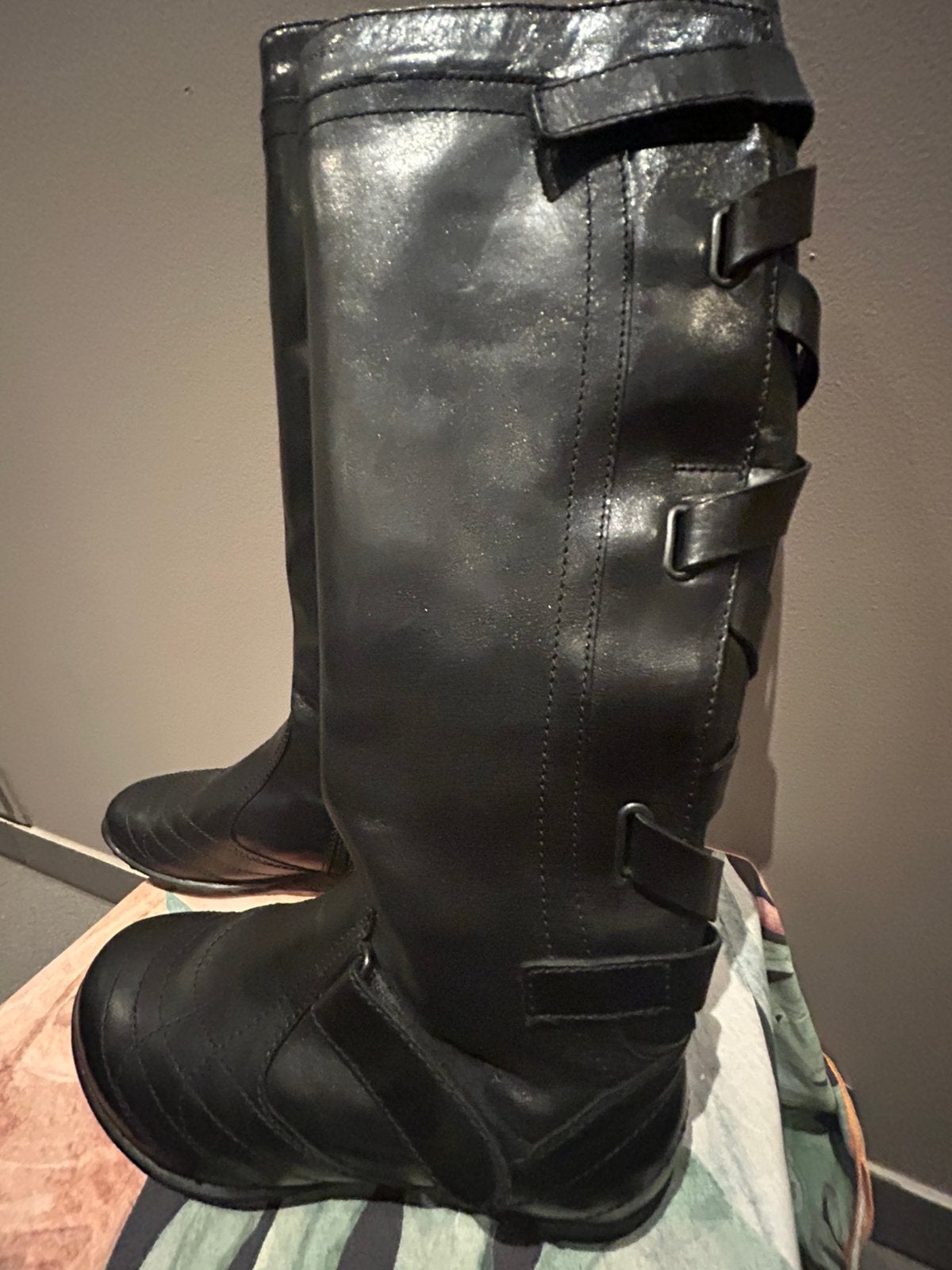 Bottes Geox noires, Enlèvement ou Envoi, Comme neuf