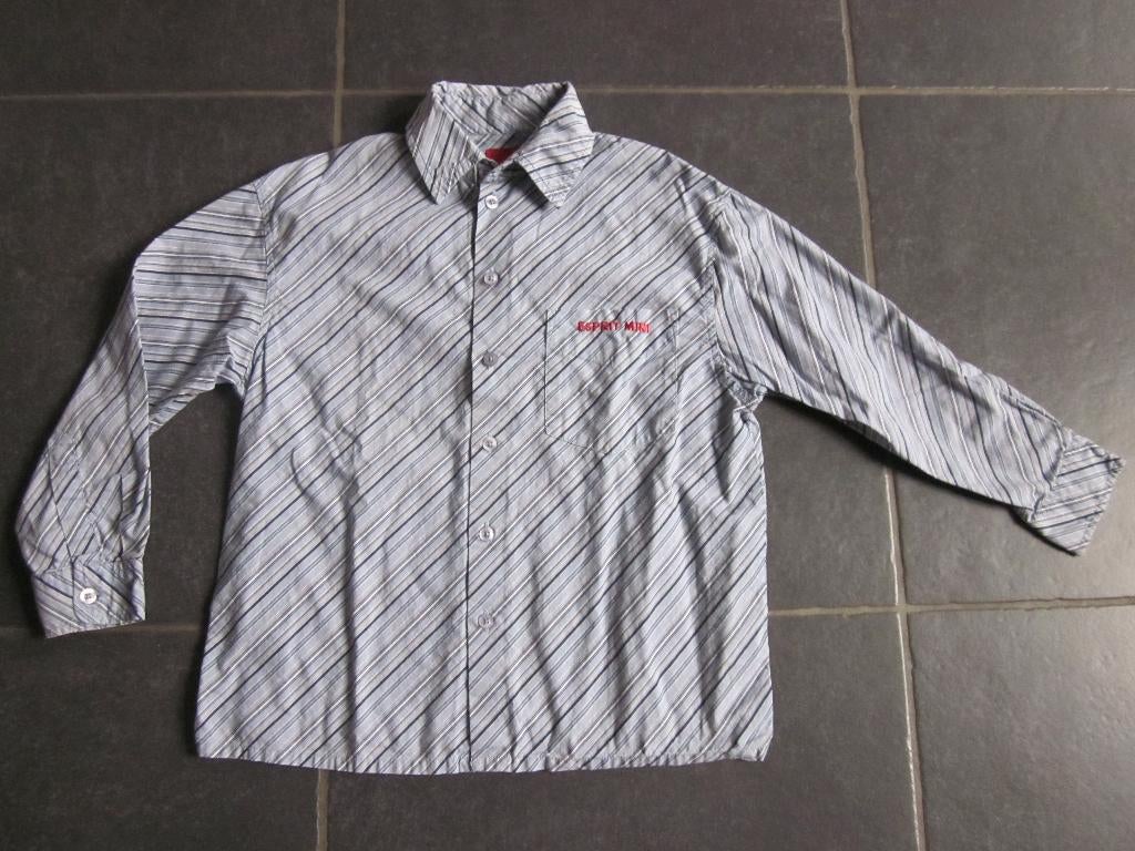 blauw hemd van het merk Esprit, Kinderen en Baby's, Kinderkleding | Maat 128, Gebruikt, Overhemd of Blouse, Ophalen of Verzenden