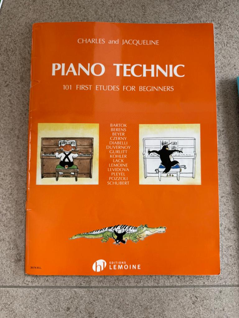 Piano technic - 101 First Etudes for Beginners, Ophalen, Gebruikt, Les of Cursus, Piano
