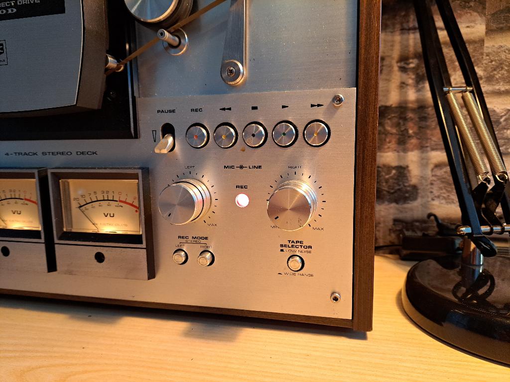 Akai GX-630-D., Ophalen of Verzenden, Bandrecorder, Met banden