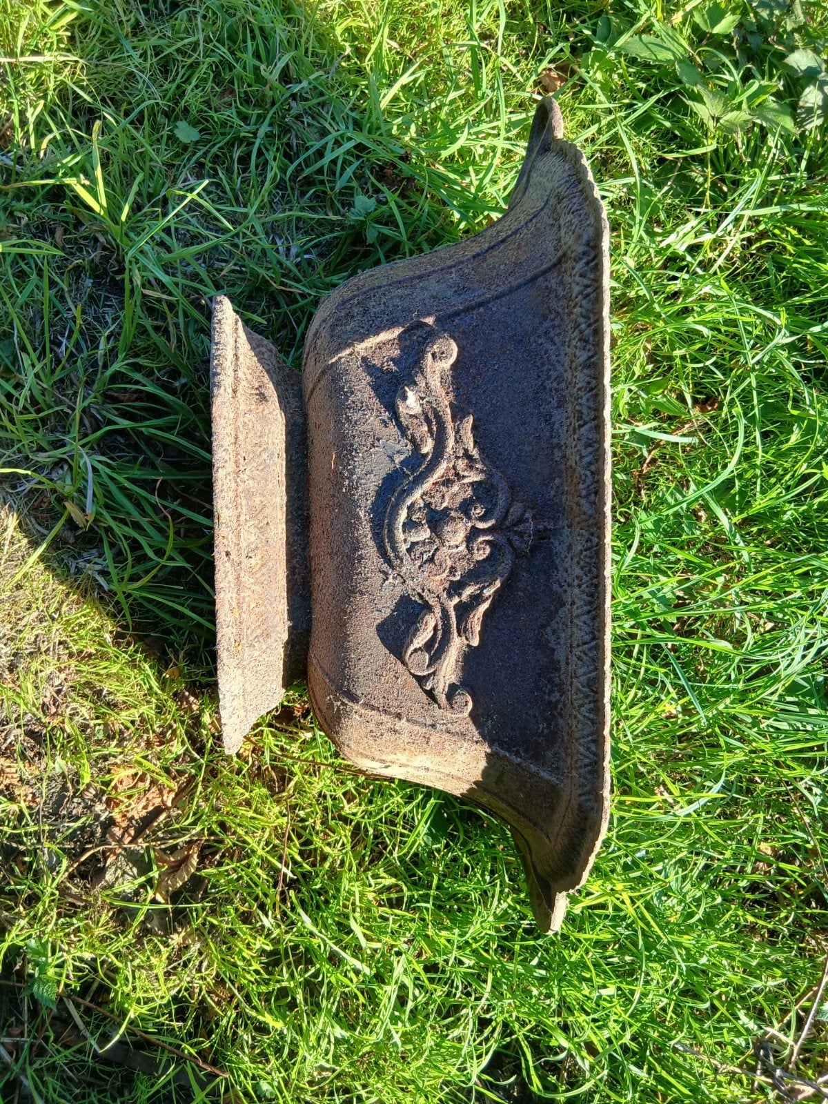 2 gietijzeren tuinornamenten. apart geprijsd, Tuin en Terras, Ophalen, Overige materialen, Gebruikt, Balkon