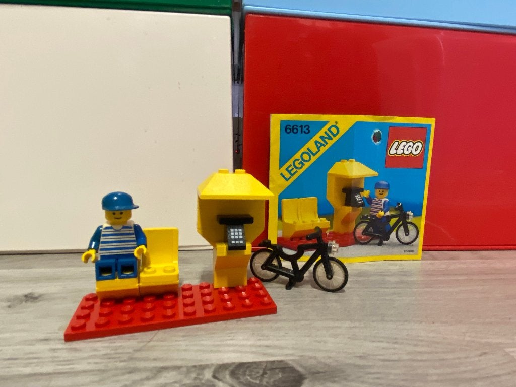 Lego Legoland - 6613 - Telefooncel, Lego, Ensemble complet, Enlèvement, Utilisé