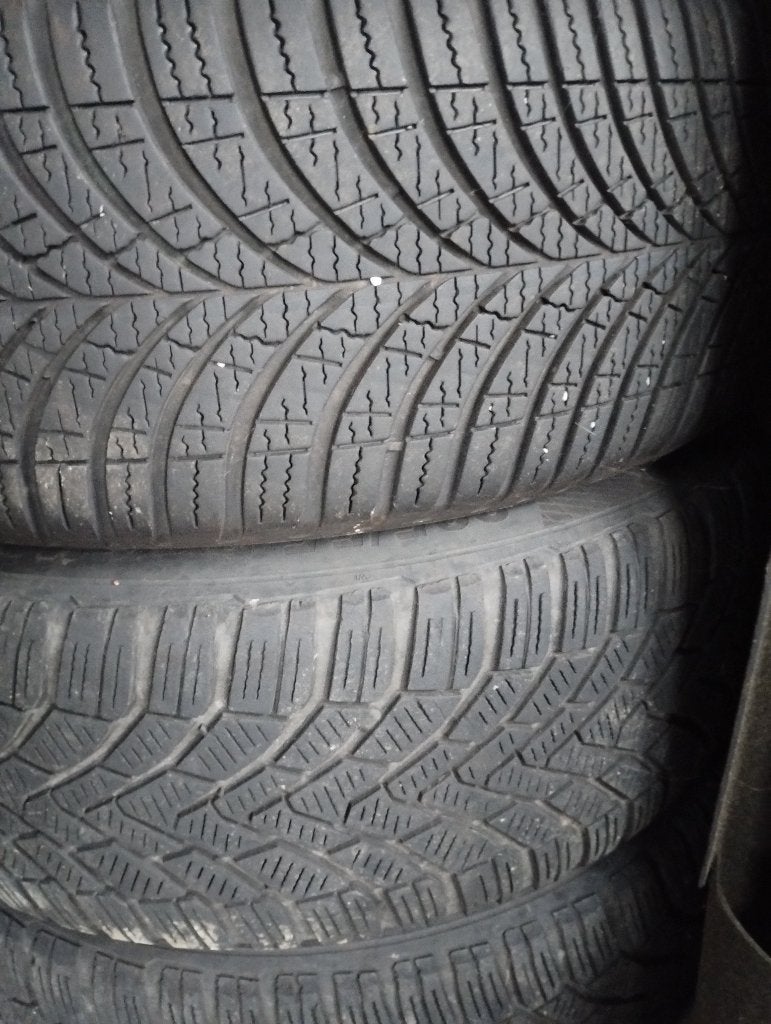 Jantes VW avec pneus hiver 16', Auto-onderdelen, Ophalen, Gebruikt, 16 inch, Banden en Velgen