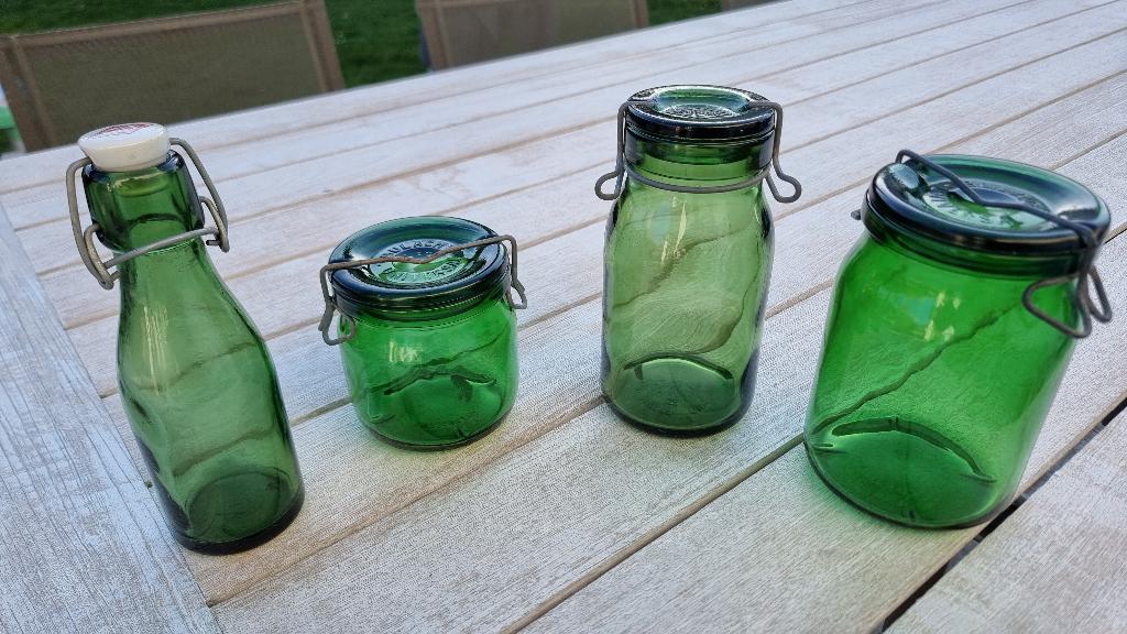 BULACH glazen voorraadpotten, Ophalen, Zo goed als nieuw, Glas, Overige typen