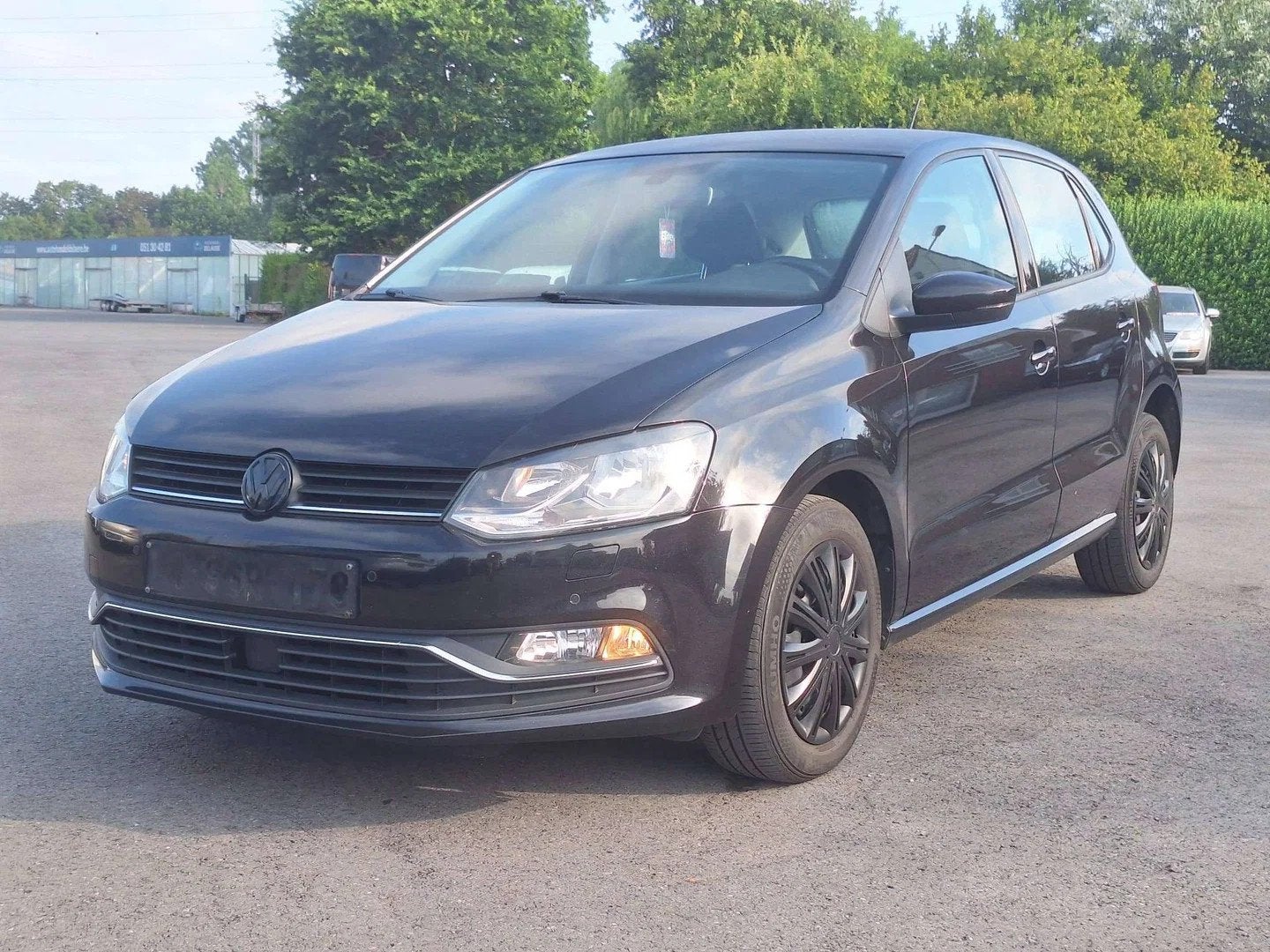 Volkswagen Polo Polo 1.2 TSI Sportline BMT (bj 2016), Stof, 4 cilinders, Zwart, Bedrijf