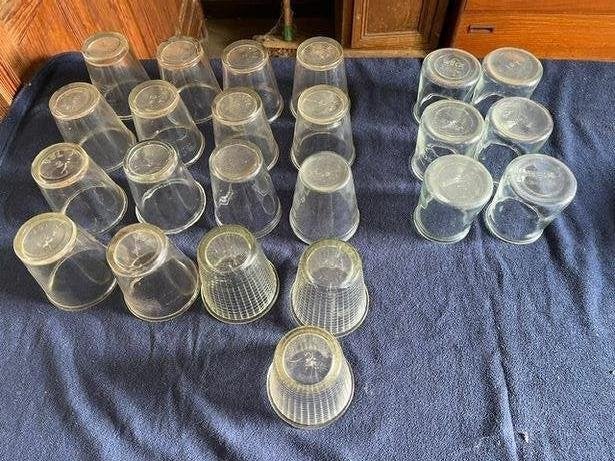Pots de confiture - type "ancien", Verre, Autres marques, Autres types, Comme neuf