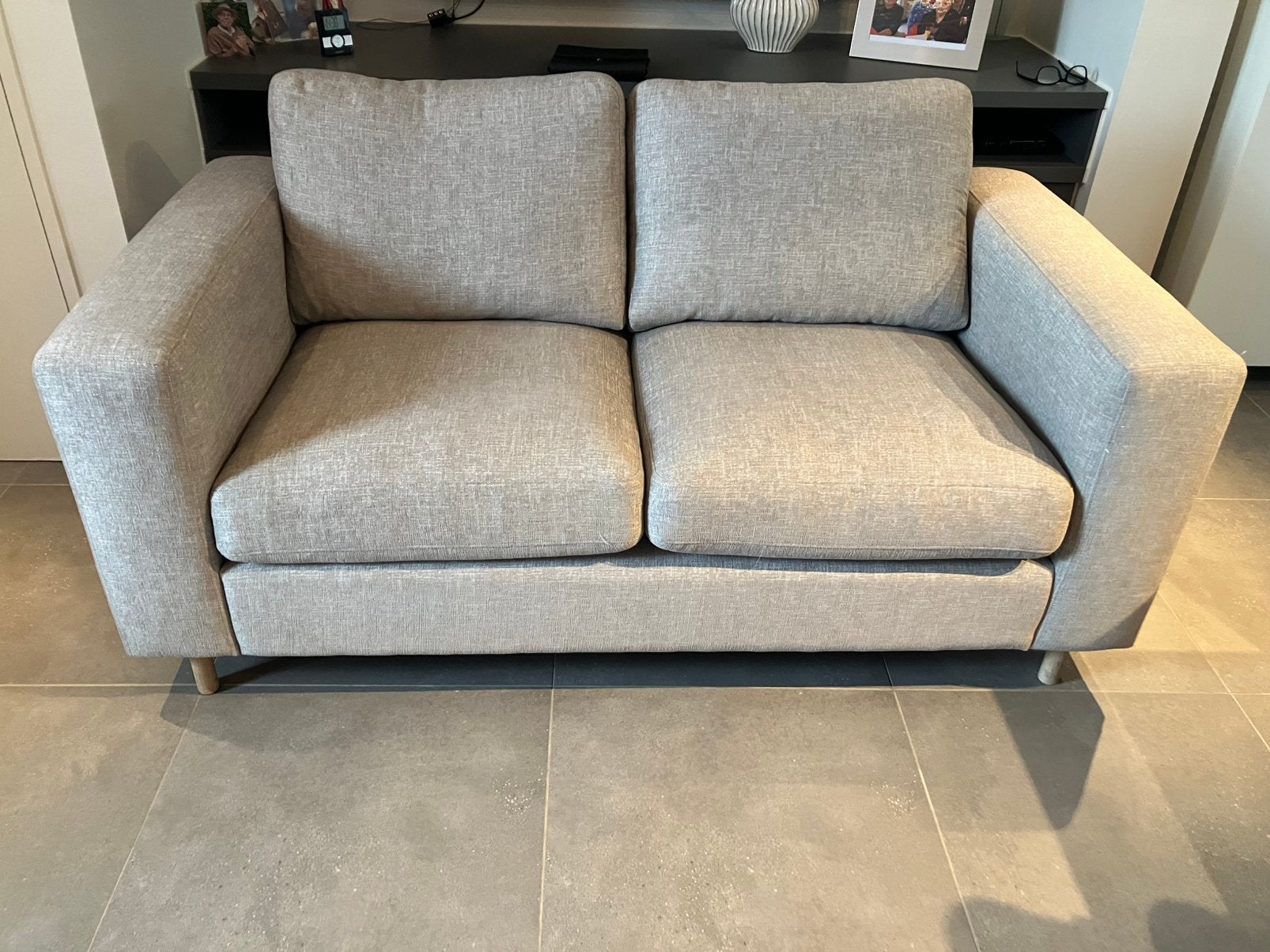 Très beau siège biplace, 75 à 100 cm, Comme neuf, Enlèvement, Tissus