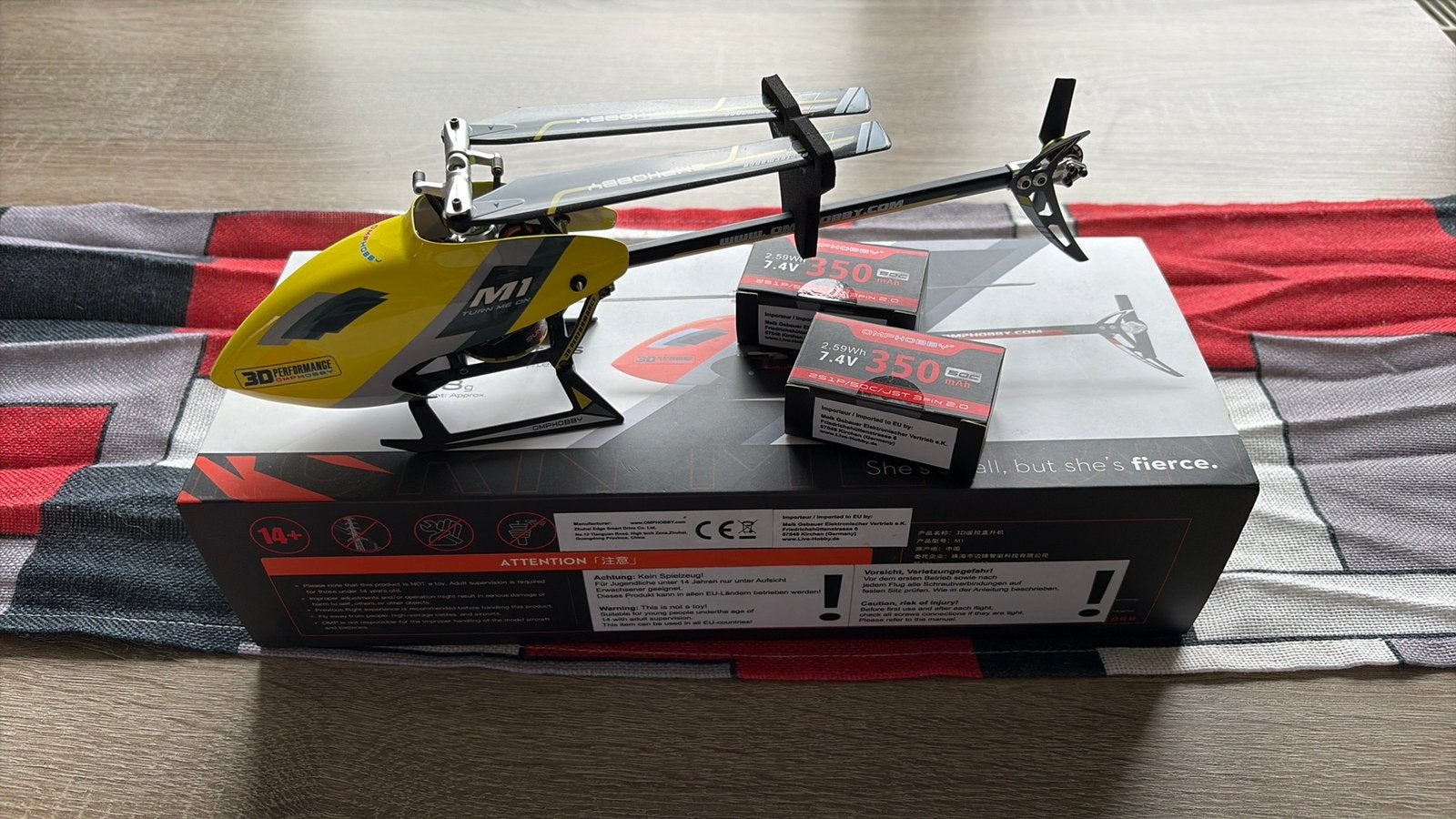 OMP M1 Evo, Hobby en Vrije tijd, Modelbouw | Radiografisch | Helikopters en Quadcopters, Ophalen of Verzenden, Nieuw