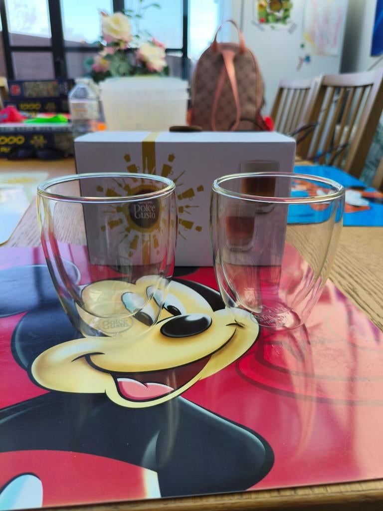 Dolce Gusto glazen, Huis en Inrichting, Ophalen of Verzenden, Nieuw, Glas, Glas of Glazen