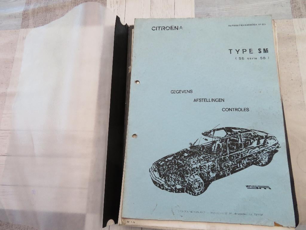 zeldzaam citroen SM boek voor de verzamelaar, Enlèvement ou Envoi